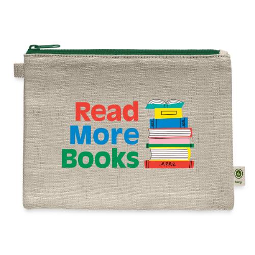 Read More Books - Hemp Carry All Pouch