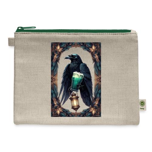 Pint of No Regrets Just Shenanigans Raven T-Shirt - Hemp Carry All Pouch