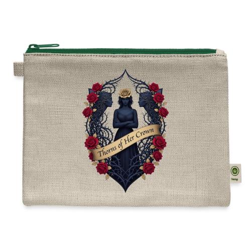 Women’s Day Thorn Crown T Shirt, Gift for Sister - Hemp Carry All Pouch