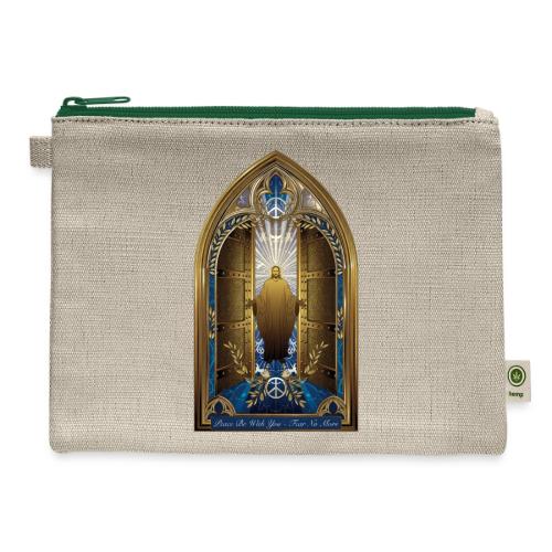 Easter Peace Be With You Locked Doors T Shirt,Gift - Hemp Carry All Pouch