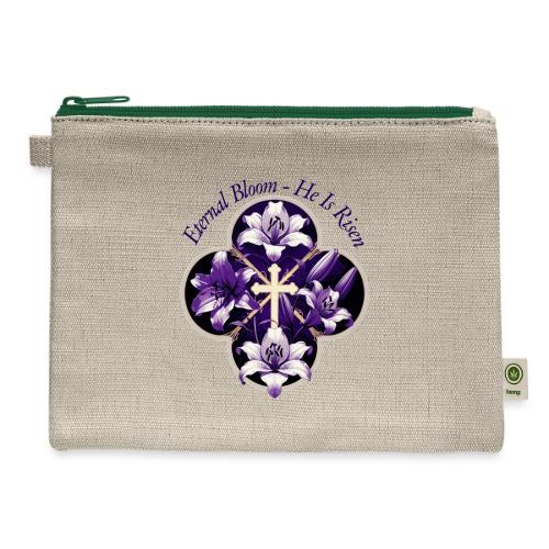 Easter Eternal Bloom Lily Crown T Shirt, Gift - Hemp Carry All Pouch