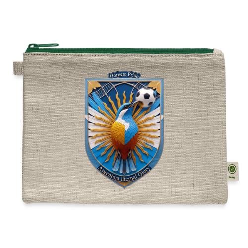 Argentina Hornero Soccer T Shirt, Football Gift - Hemp Carry All Pouch