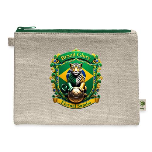 Brazil Jaguar Glory Tee, Brazilian Pride Gift - Hemp Carry All Pouch