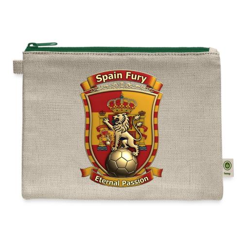 Spain Lion Fury T-Shirt, Spanish Crest Gift - Hemp Carry All Pouch