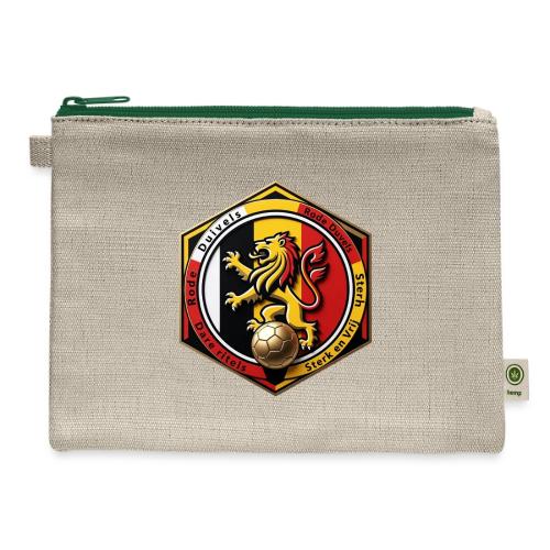 Belgium Lion Valor T-Shirt, Belgian Pride Gift - Hemp Carry All Pouch