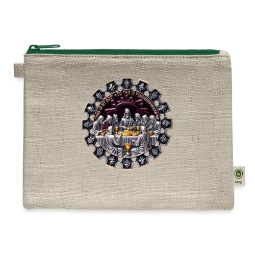 Last Supper Communion T Shirt, Faith Gift - Hemp Carry All Pouch