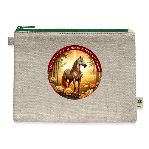 Year of the Horse Guardian T Shirt, Lunar New Year - Hemp Carry All Pouch