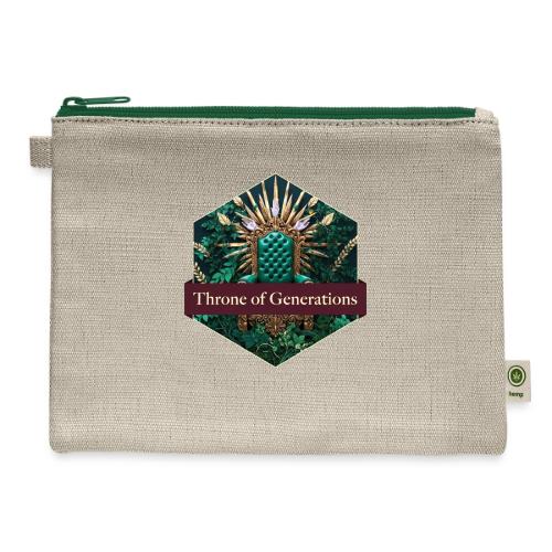 Women’s Day Vine Throne T Shirt, Gift for Grandma - Hemp Carry All Pouch