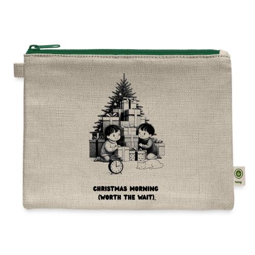 Christmas Morning T-Shirt | Minimalist Kids Gifts - Hemp Carry All Pouch