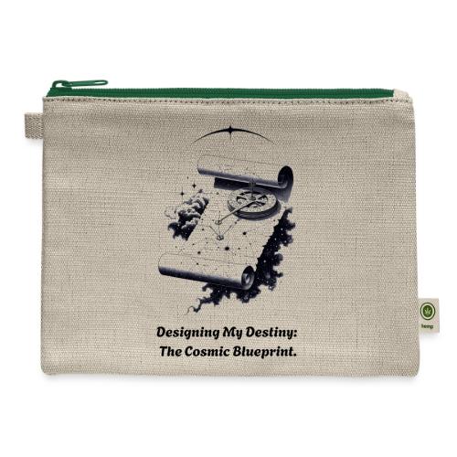 Cosmic Blueprint T-Shirt - Hemp Carry All Pouch