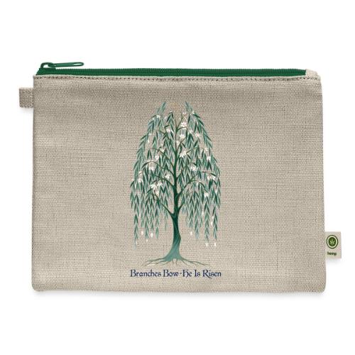 Easter Branches Bow Willow T Shirt, Easter Gift - Hemp Carry All Pouch