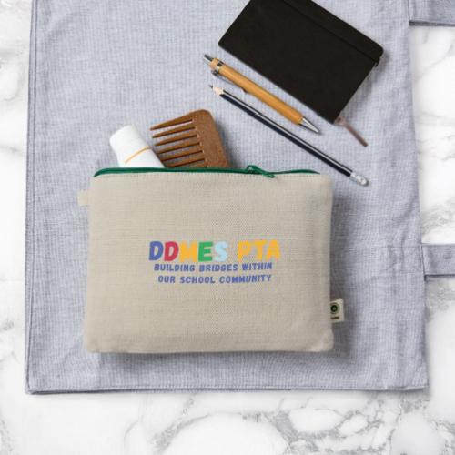 New DDMES PTA Theme Design - Hemp Carry All Pouch