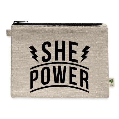 She Power - Hemp Carry All Pouch