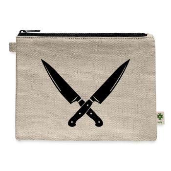 Knife - Hemp Carry All Pouch - natural - Front