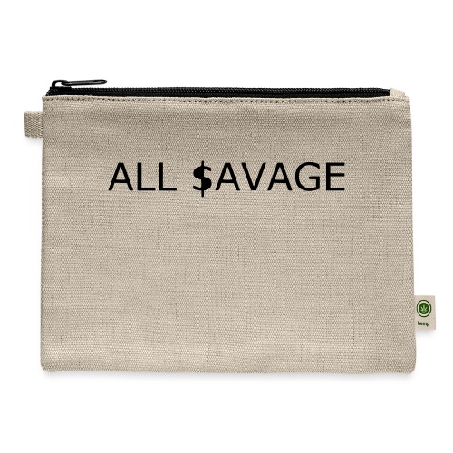 ALL $avage - Hemp Carry All Pouch
