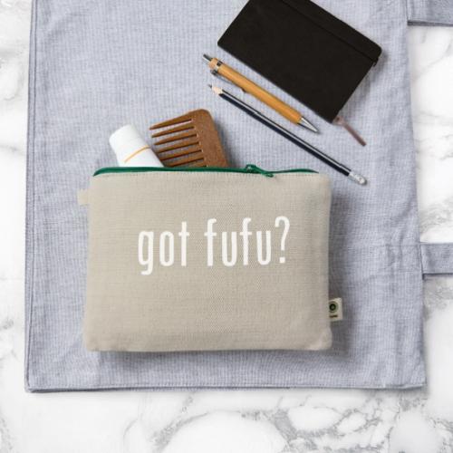 gotfufu-white - Hemp Carry All Pouch