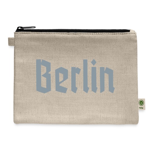 BERLIN Fraktur Font - Hemp Carry All Pouch