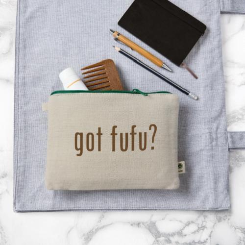 gotfufu-black - Hemp Carry All Pouch