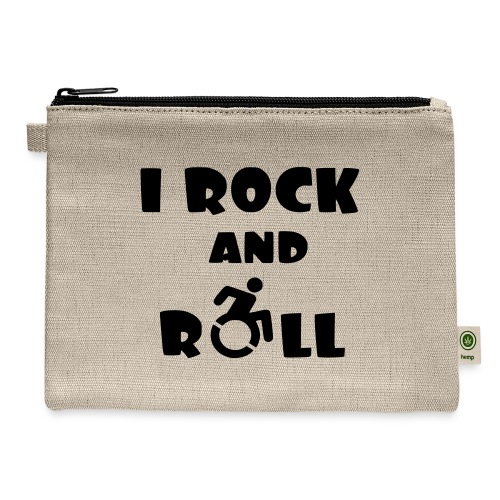 I rock and roll in my wheelchair, Music Humor * - Carry All Pouch