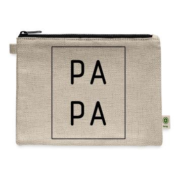 Papa - Hemp Carry All Pouch - natural - Front