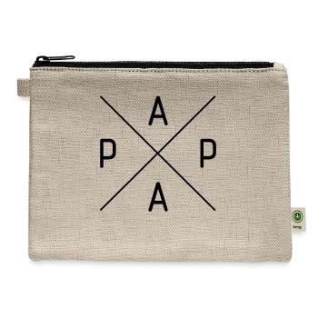 papa - Hemp Carry All Pouch - natural - Front