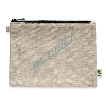 revolution fuck the system - Hemp Carry All Pouch - natural - Front
