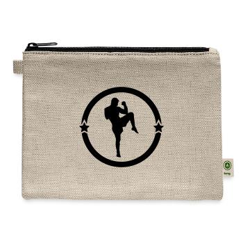 Kickboxing - Kickboxer - Hemp Carry All Pouch - natural - Front