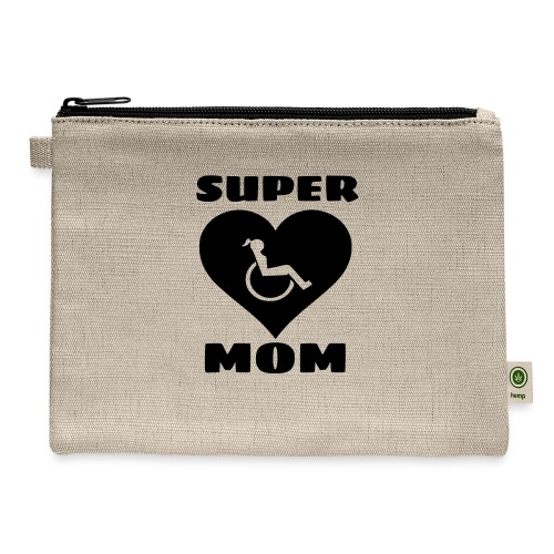 Super wheelchair mom, super mama - Carry All Pouch