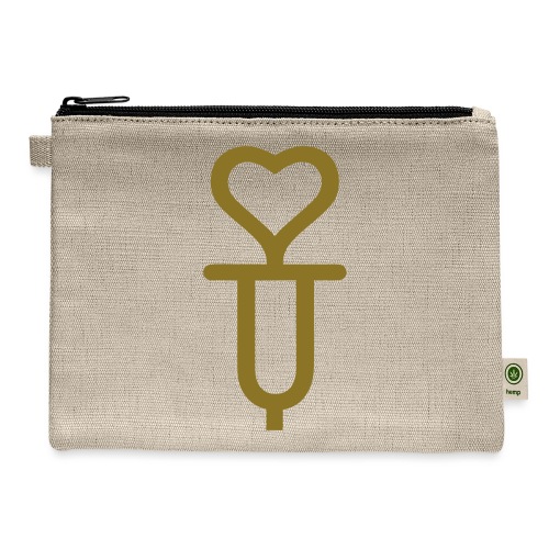 Addicted to love - Hemp Carry All Pouch