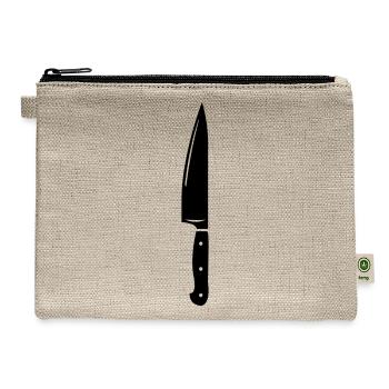 Knife - Hemp Carry All Pouch - natural - Front