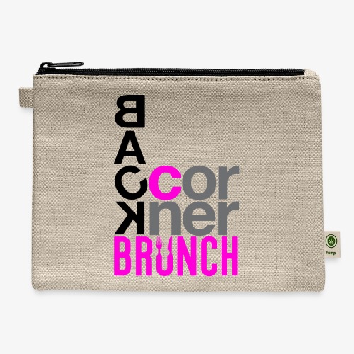 #BackCornerBrunch Summer Drop - Hemp Carry All Pouch