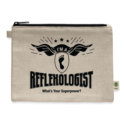 I'm a Reflexologist (Superhero) - Hemp Carry All Pouch