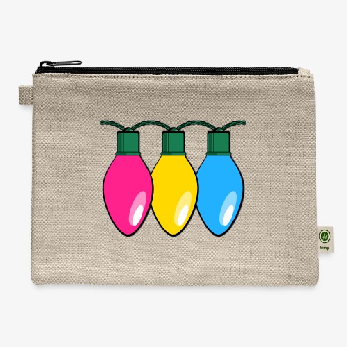 Pansexual Pride Christmas Lights - Carry All Pouch