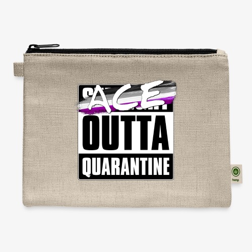 Ace Outta Quarantine - Asexual Pride - Carry All Pouch