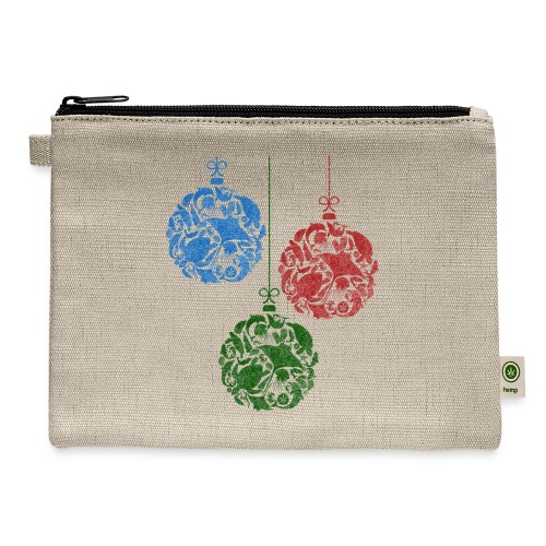 Coastal Christmas Ornament Group - Carry All Pouch