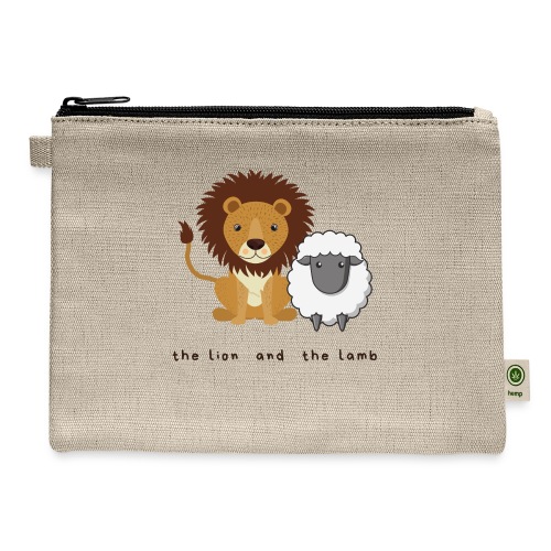 The Lion and the Lamb Shirt - Carry All Pouch