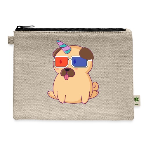 Dog with 3D glasses doing Vision Therapy! - Carry All Pouch