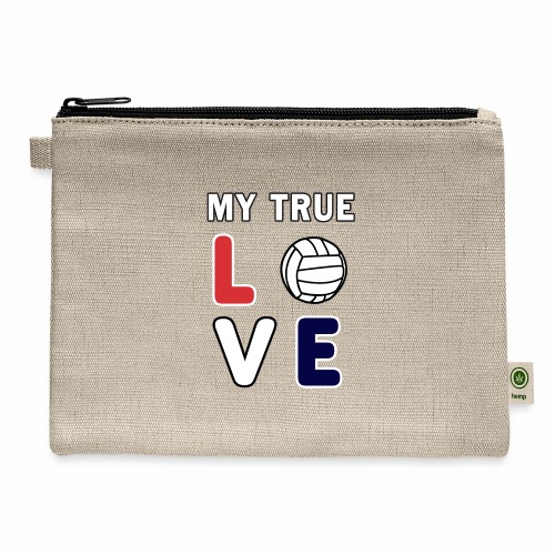 Volleyball My True Love Sportive V-Ball Team Gift. - Carry All Pouch