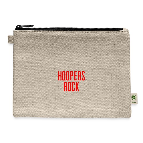 Hoopers Rock - Red - Hemp Carry All Pouch