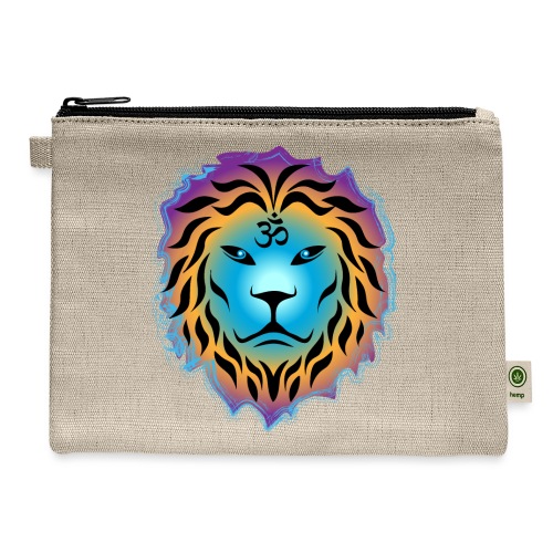 Zen Lion - Hemp Carry All Pouch