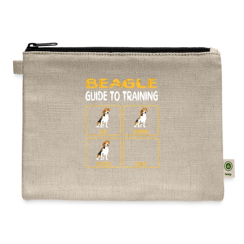Beagle Guide To Training Dog Obedience - Hemp Carry All Pouch