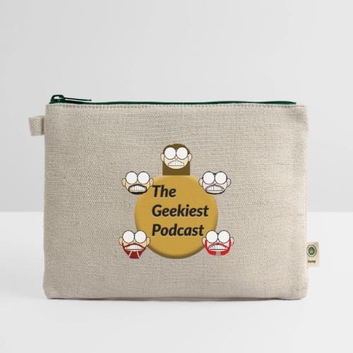 The Geekiest Podcast Logo - Hemp Carry All Pouch