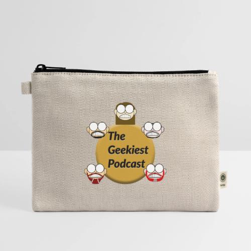 The Geekiest Podcast Logo - Hemp Carry All Pouch