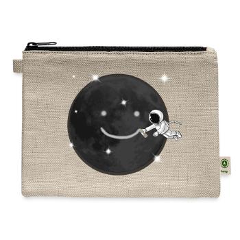 make a smile - Hemp Carry All Pouch - natural - Front