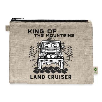 King of The Mountains Toyota Land Cruiser J40 - Hemp Carry All Pouch - natural - Front