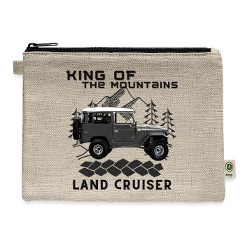King of The Mountains Toyota Land Cruiser J40 - Hemp Carry All Pouch - natural - Front
