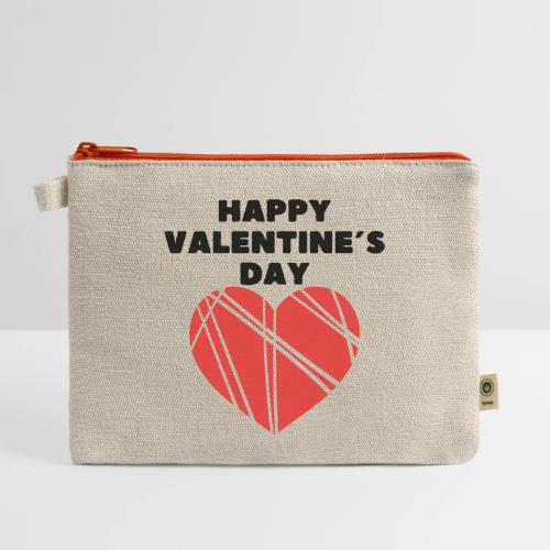Valentine's Day Fashion February 14, Love Day. - Hemp Carry All Pouch