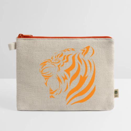 Wild Tiger Souvenirs: Roaring Memories - Hemp Carry All Pouch