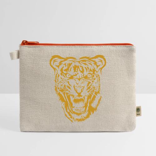 Roar into Adventure: Discover Tiger Souvenirs - Hemp Carry All Pouch