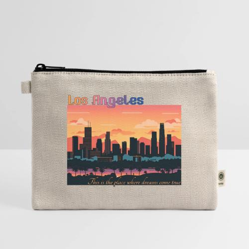 L.A. This is the place where dreams come true - Hemp Carry All Pouch